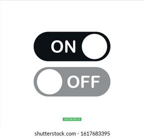 On/Off Button Icon Vector Design Illustration