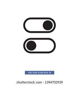 on\off button icon vector illustration