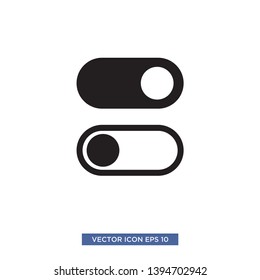 on\off button icon vector illustration