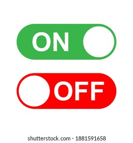 On-Off button icon. for web campaigns, applications. other devices. vector illustration