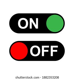 On-Off button icon. for web campaigns, applications. other devices. vector illustration
