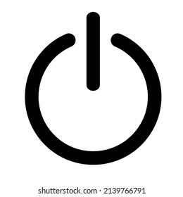 On-off icon icon set. turn off buttons, power off. Vector illustration.