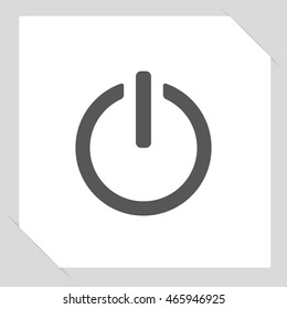 on/off icon, vector icon