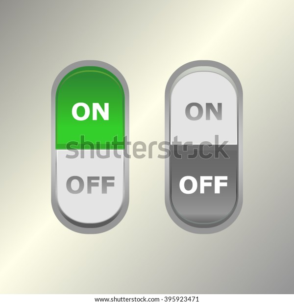 Onoff Switch Button Onoff Switch Icon Stockvector Rechtenvrij