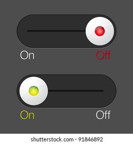 ON/OFF switch buttons