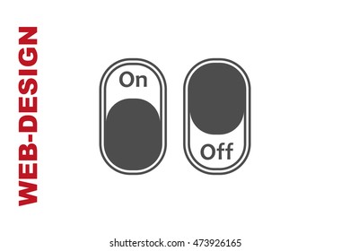 On/Off Switch Icon Vector