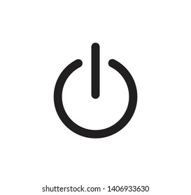 On/off Switch Icon Vector Flat Style