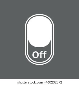 On/Off switch Icon, vector, icon flat