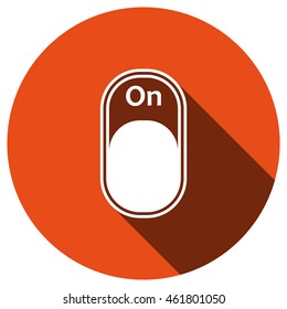 On/Off switch Icon, vector, icon flat