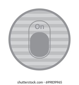 On/Off Switch Icon Vector flat design style