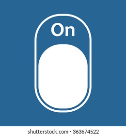 On/Off switch  icon, vector illustration. Modern design. Flat design style