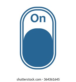 On/Off switch  icon, vector illustration. Modern design. Flat design style