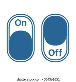 On/Off switch  icon, vector illustration. Modern design. Flat design style