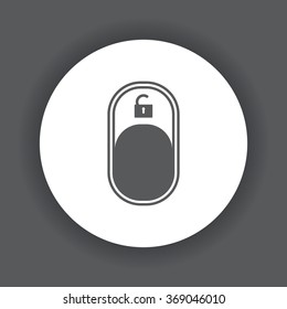 On/Off switch  icon, vector illustration. Modern design. Flat design style
