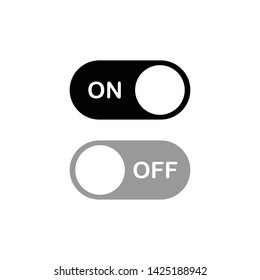On/Off Switch Power Button Symbol Icon Vector Design Illustration