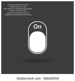 On/Off switch - vector design icon