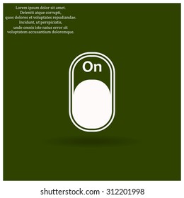 On/Off switch - vector design icon