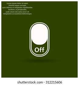 On/Off switch - vector design icon
