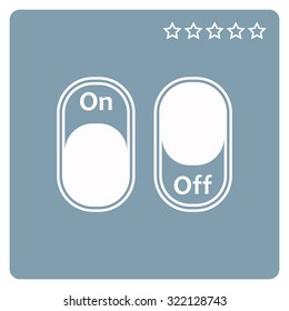 On/Off switch - vector design icon