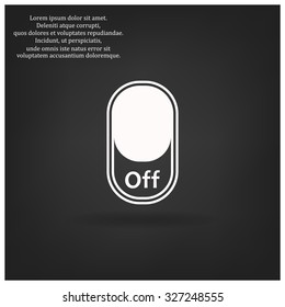 On/Off switch - vector design icon