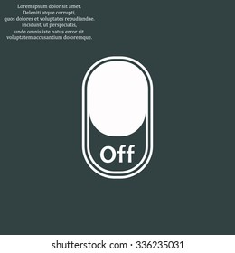On/Off switch - vector design icon