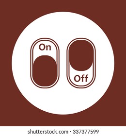 On/Off switch - vector design icon