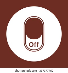 On/Off switch - vector design icon