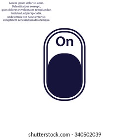 On/Off switch - vector design icon