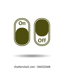 On/Off switch - vector design icon