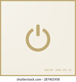 On/Off switch - vector icon