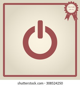 On/Off switch - vector icon 