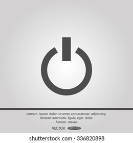 On/Off switch - vector icon