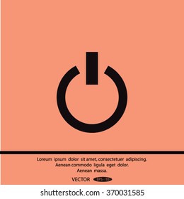 On/Off switch - vector icon