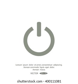 On/Off switch - vector icon