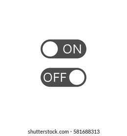 On/Off Switch. Vector Icon