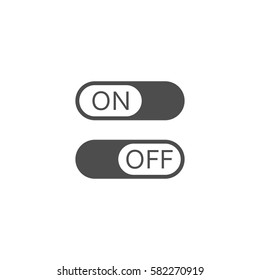 On/Off switch. Vector icon