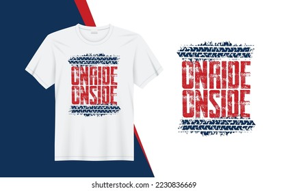 Onride onside - t-shirt design quotes for t-shirt printing, clothing fashion, Poster, typography