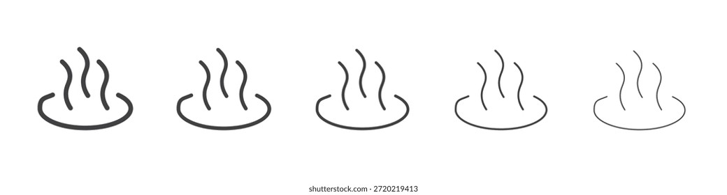 Onsen Icon Design, Logo, App, UI. Vektorgrafik, EPS