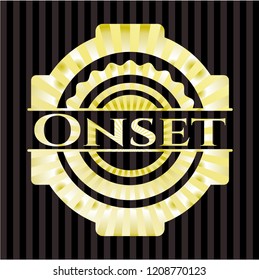 Onset gold emblem