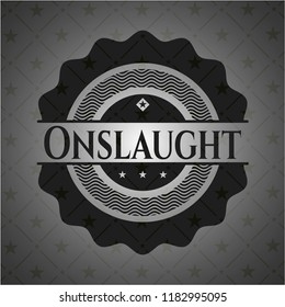 Onslaught dark emblem. Retro