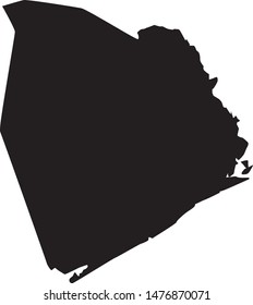 Onslow map in the State of North Carolina