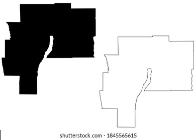 Ontario County, New York State (U.S. County, United States Of America, USA, U.S., US) Map Vector Illustration, Scribble Sketch Ontario Map