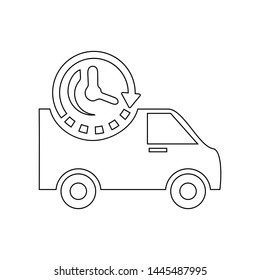 On-Time Delivery / Schedule Pickup Icon
