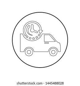 On-Time Delivery / Schedule Pickup Icon
