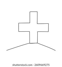 ontinuous Line Drawing of World Health Day Concept Vector Illustration