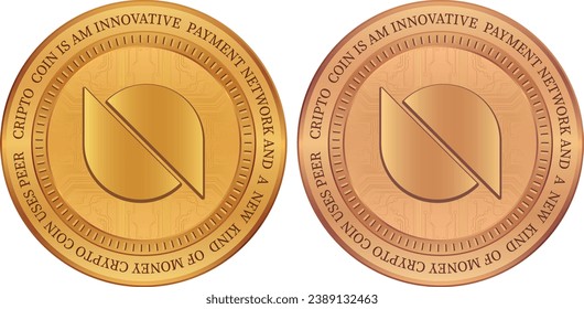 ontology-ont virtual currency logo. vector illustrations.