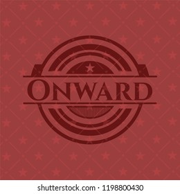 Onward red icon or emblem