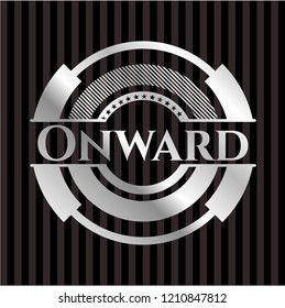Onward silvery emblem
