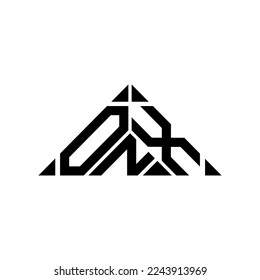 ONX letter logo creative design with vector graphic, ONX simple and modern logo.