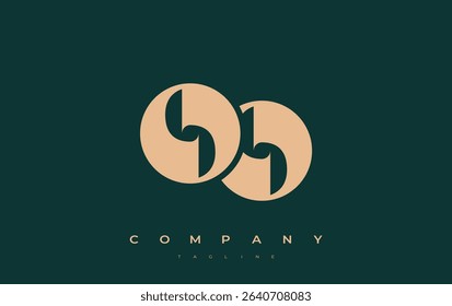 OO Abstract Geometric Logo Design. Modern and elegant logo design with simplistic typography elements, showcasing branding excellence.